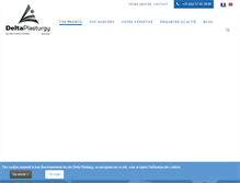 Tablet Screenshot of delta-plasturgy.com
